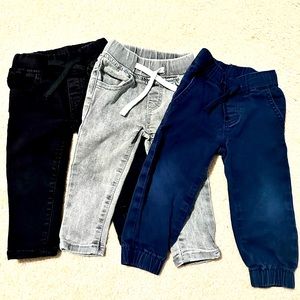 Little Bipsy size 12-18 month jeans. 3 pairs